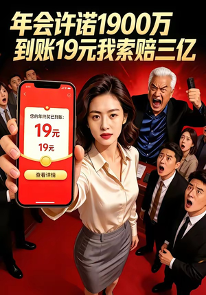 年会许诺1900万，到账19元我索赔三亿（75集）一口气看完短剧大结局