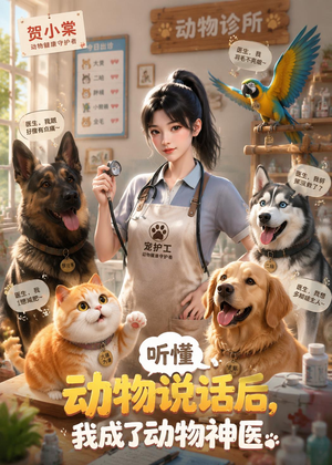 听懂动物说话后，我成了动物神医（47集）爆款热播短剧抢先看